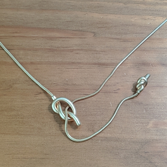 Madewell Knotshine lariat necklace